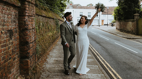 A relaxed and stylish summer wedding at THe Glasshouse in Wrotham, Kent