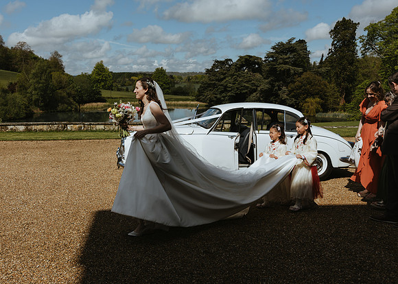 An intimate and relaxed wedding at Squerryes Court with receptions at both Squerryes winery in Westerham and Falconhurst in Markbeech, Kent