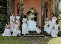 A stunning summer wedding at Portmeirion village in Gwynedd, North Wales
