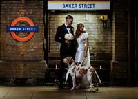 An intimate London city wedding at Marylebone Town Hall with a relaxed Italian luxe style outside reception in Bredgar, Kent