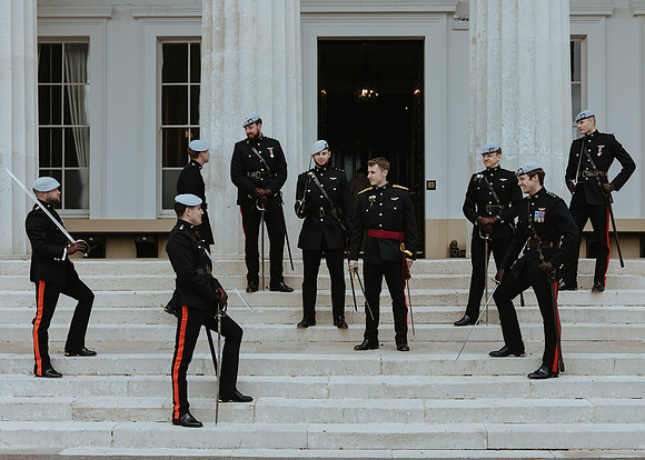A stylish military wedding at The Royal Military Academy Sandhurst