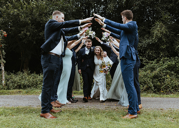 A  relaxed woodland wedding celebration at Moondown near Tunbridge Wells in Kent