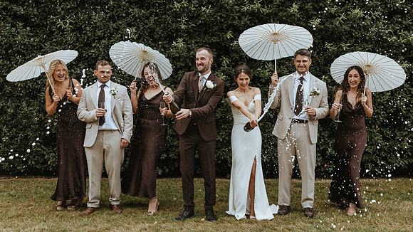 A stylish summer wedding at Findon Place West Sussex