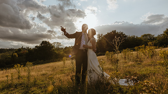 A stylish and relaxed wedding at Highley Manor  near Balcombe in West Sussex