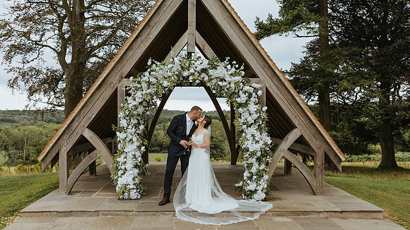 A stylish and relaxed wedding at Highley Manor  near Balcombe in West Sussex