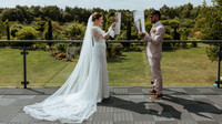 A festival style wedding celebration at the Gardens, Yalding