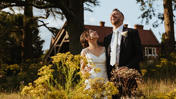 A stylish and relaxed wedding at Highley Manor  near Balcombe in West Sussex