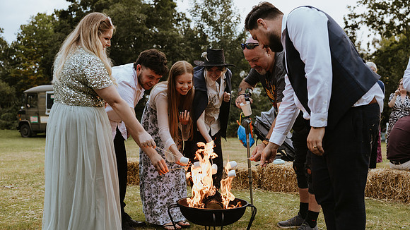 A  relaxed woodland wedding celebration at Moondown near Tunbridge Wells in Kent