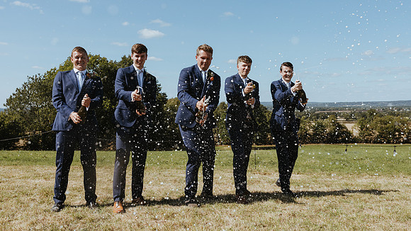 A colourful and relaxed wedding celebration at Hoopers Farm in Marsh Green Kent
