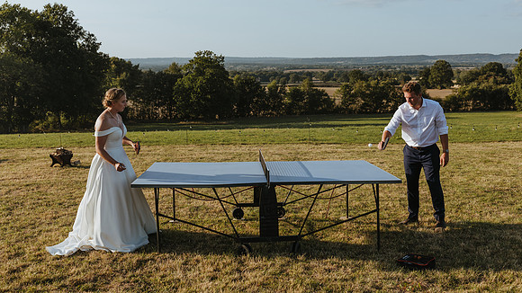 A colourful and relaxed wedding celebration at Hoopers Farm in Marsh Green Kent