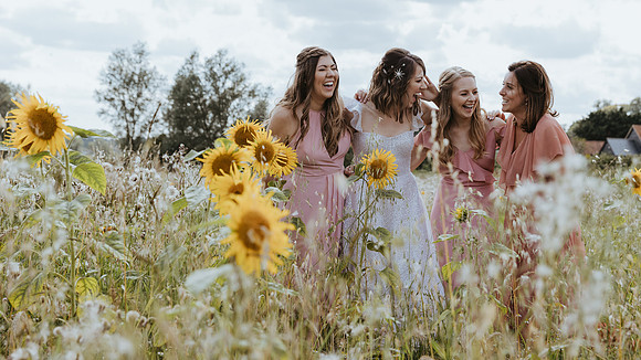 A stunning boho wedding at the Hare’s Field, Wethersfield, Essex