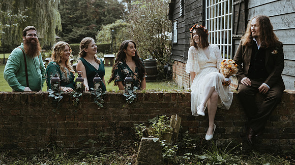 A relaxed Lord of the Rings themed wedding at The Plough in Leigh