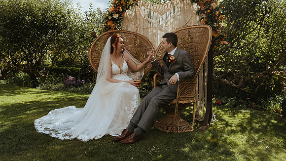 A wedding at The Secret Garden near Ashford in kent