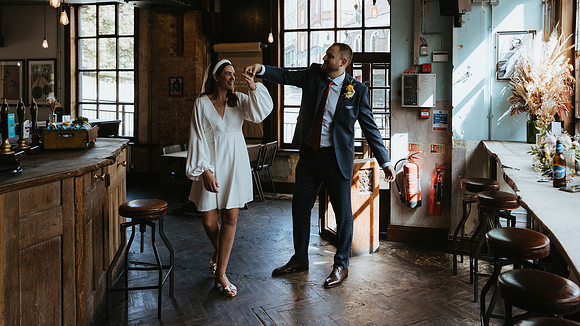 A relaxed and intimate wedding at The Mansion House Tunbridge Wells followed by a reception at The Barn Pub