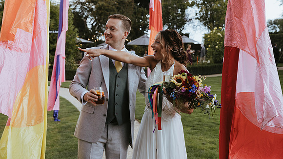 A fun and relaxed festival style wedding at The Old Kent Barn