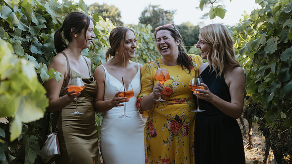 Weddings at The Mount Vineyard near Shoreham in Kent