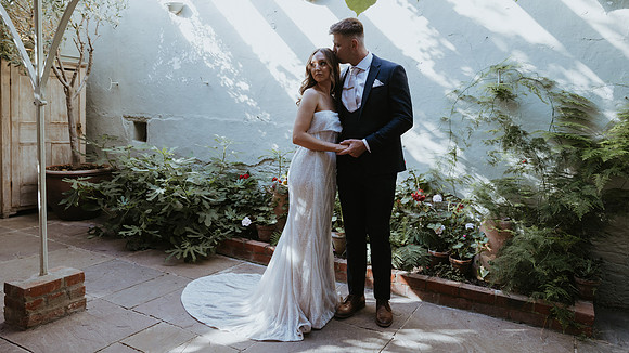 A stunning boho luxe style wedding at The Secret Garden, near Ashford in Kent