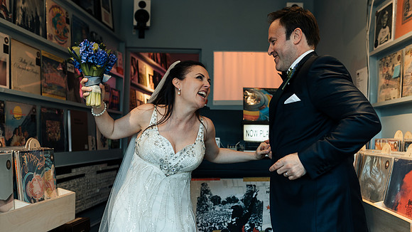 A stylish spring wedding at St Mary’s church and the iconic Olympic Studio’s in Barnes, south west London