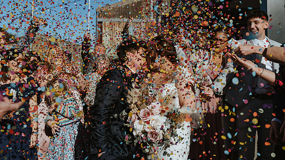 A relaxed boho Anglo-Kiwi wedding at Lodge Farm Barns, Epping Green in Essex