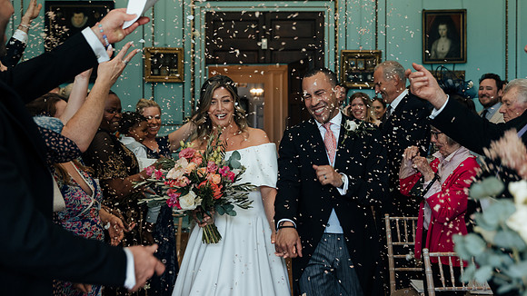 A stunning spring wedding at the elegant Bradbourne House near Maidstone in Kent