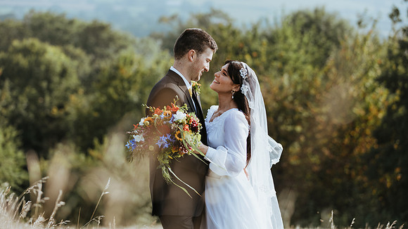 Boho wedding near Kemsing in kent