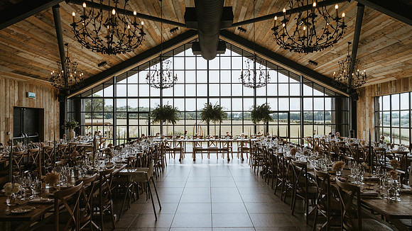 A stunning boho luxe summer wedding at Botley HIll Barn near Warlingham in Surrey