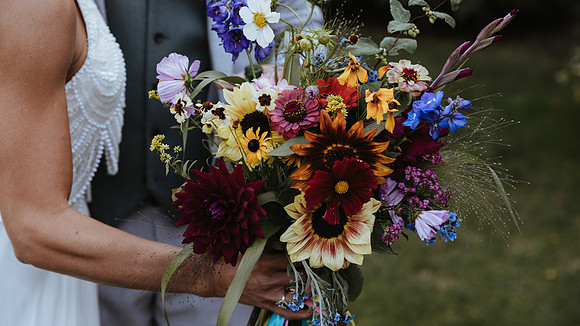 A fun and relaxed festival style wedding at The Old Kent Barn