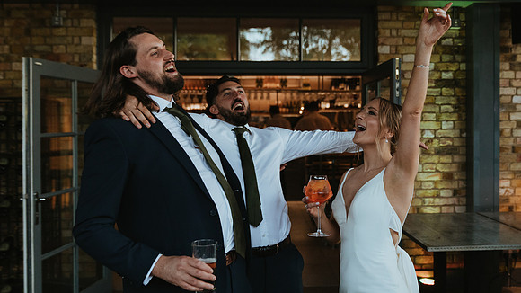 An intimate and relaxed wedding at The Mount Vineyard in Shoreham, Kent