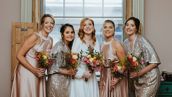 A stunning boho wedding at the boutique The Vies of Rochester boutique Hotel