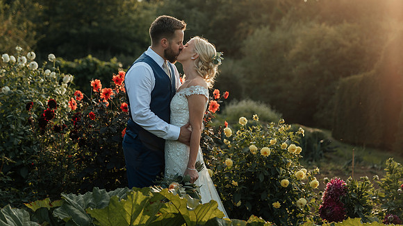 A stunning boho Autumn Wedding at the Gardens Wedding venue in Yalding, Kent