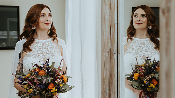A stunning relaxed boho wedding at the boutique Blue Pigeon’s Hotel in Worth, Kent