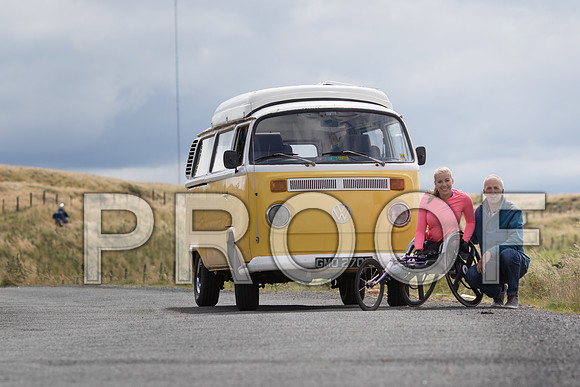 A mini tour around Yorkshire in a vintage VW camper van with Hannah Cockroft, and her family