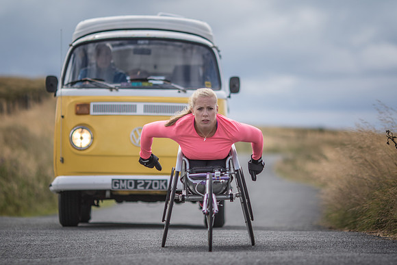 A mini tour around Yorkshire in a vintage VW camper van with Hannah Cockroft, and her family