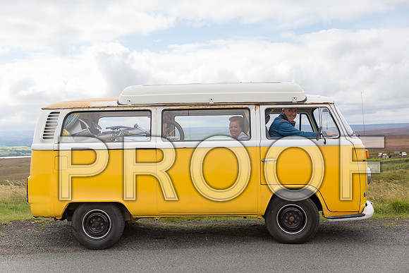 A mini tour around Yorkshire in a vintage VW camper van with Hannah Cockroft, and her family