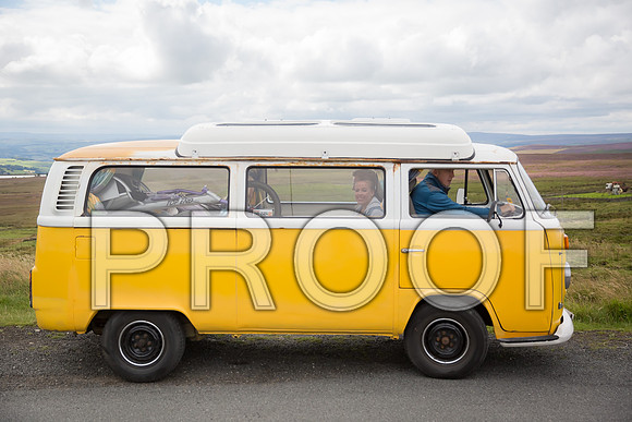 A mini tour around Yorkshire in a vintage VW camper van with Hannah Cockroft, and her family