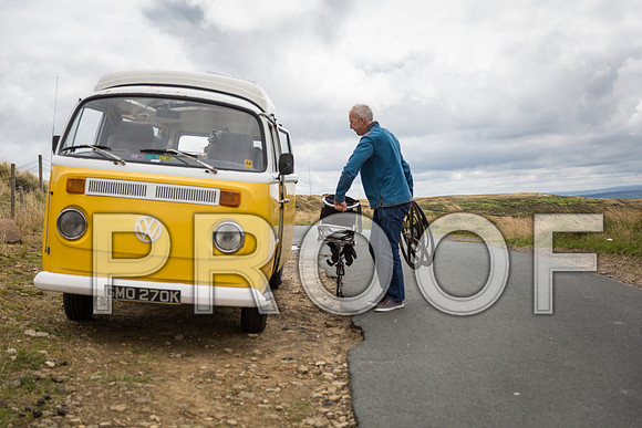 A mini tour around Yorkshire in a vintage VW camper van with Hannah Cockroft, and her family