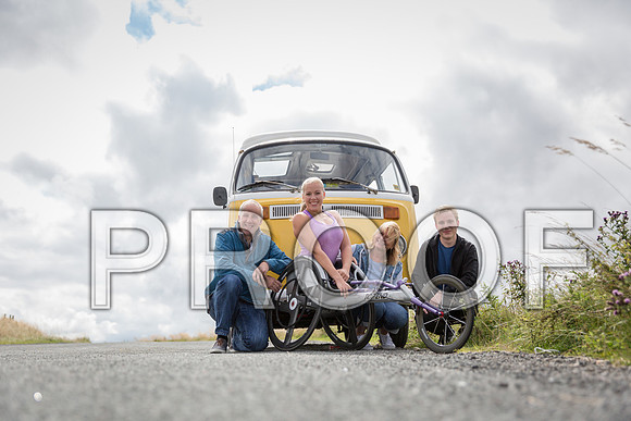 A mini tour around Yorkshire in a vintage VW camper van with Hannah Cockroft, and her family