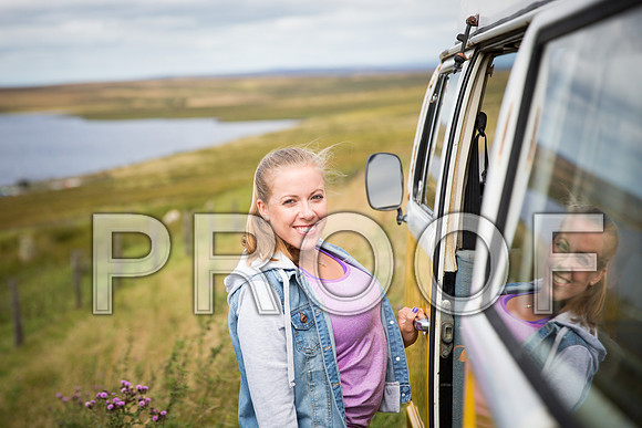 A mini tour around Yorkshire in a vintage VW camper van with Hannah Cockroft, and her family