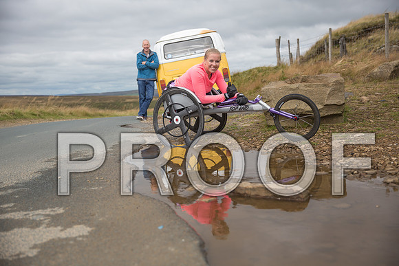 A mini tour around Yorkshire in a vintage VW camper van with Hannah Cockroft, and her family