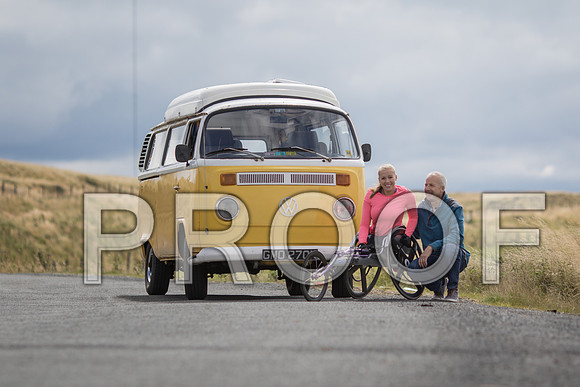 A mini tour around Yorkshire in a vintage VW camper van with Hannah Cockroft, and her family