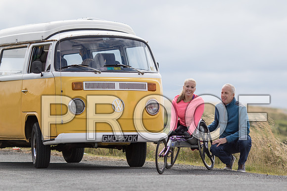 A mini tour around Yorkshire in a vintage VW camper van with Hannah Cockroft, and her family