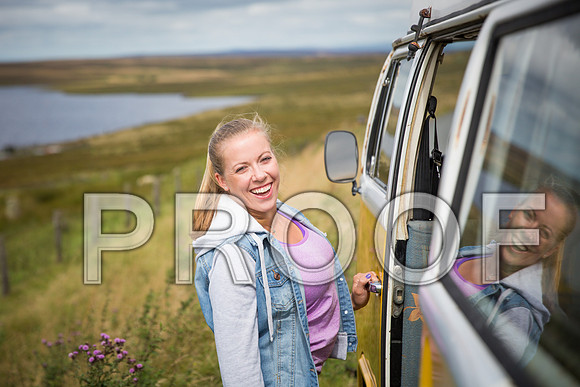 A mini tour around Yorkshire in a vintage VW camper van with Hannah Cockroft, and her family