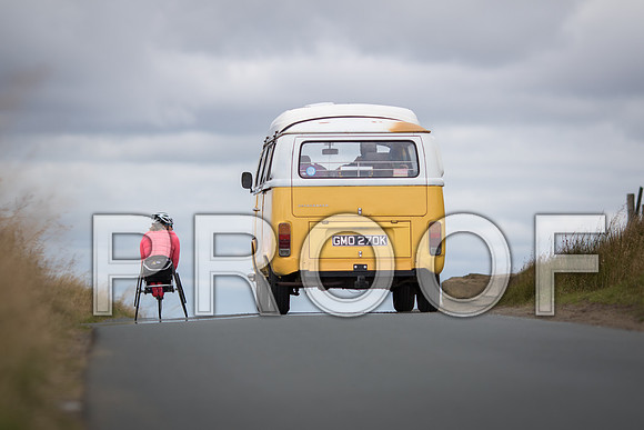 A mini tour around Yorkshire in a vintage VW camper van with Hannah Cockroft, and her family