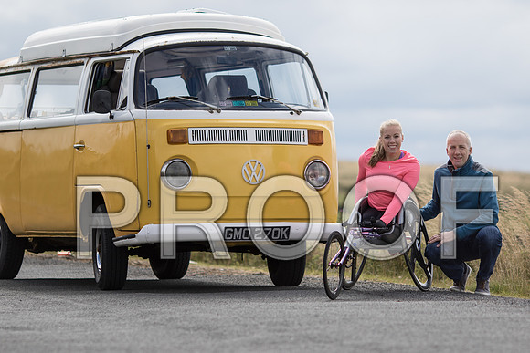A mini tour around Yorkshire in a vintage VW camper van with Hannah Cockroft, and her family