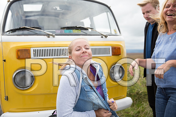 A mini tour around Yorkshire in a vintage VW camper van with Hannah Cockroft, and her family