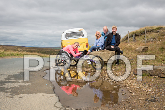 A mini tour around Yorkshire in a vintage VW camper van with Hannah Cockroft, and her family
