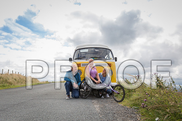 A mini tour around Yorkshire in a vintage VW camper van with Hannah Cockroft, and her family