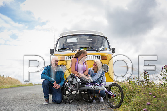 A mini tour around Yorkshire in a vintage VW camper van with Hannah Cockroft, and her family
