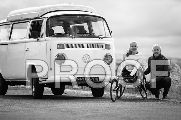 A mini tour around Yorkshire in a vintage VW camper van with Hannah Cockroft, and her family