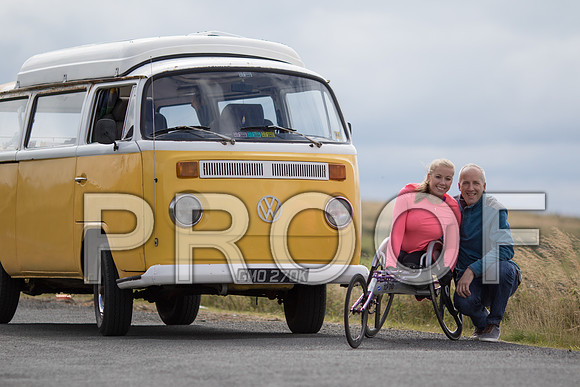 A mini tour around Yorkshire in a vintage VW camper van with Hannah Cockroft, and her family